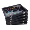 Wholesale Flannelette Jewelry Container Display Props Box Storage for Necklace Ring Earrings Bracelet Pendant