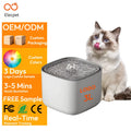 Manufacturer Wholesale 3L Auto Filter Usb Electric Mute Cat Drinking Dispenser Wireless Smart Automatic Pet Cat Water Fountain