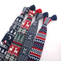 Autumn and Winter New Customized Knitted Tie for Men and Women Retro Flat-Head Design for Wedding and Holiday Gift