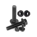 Din 6921 Carbon Steel M10 Black Oxide Finish Plain Finish Hex Flange Bolts for Cars