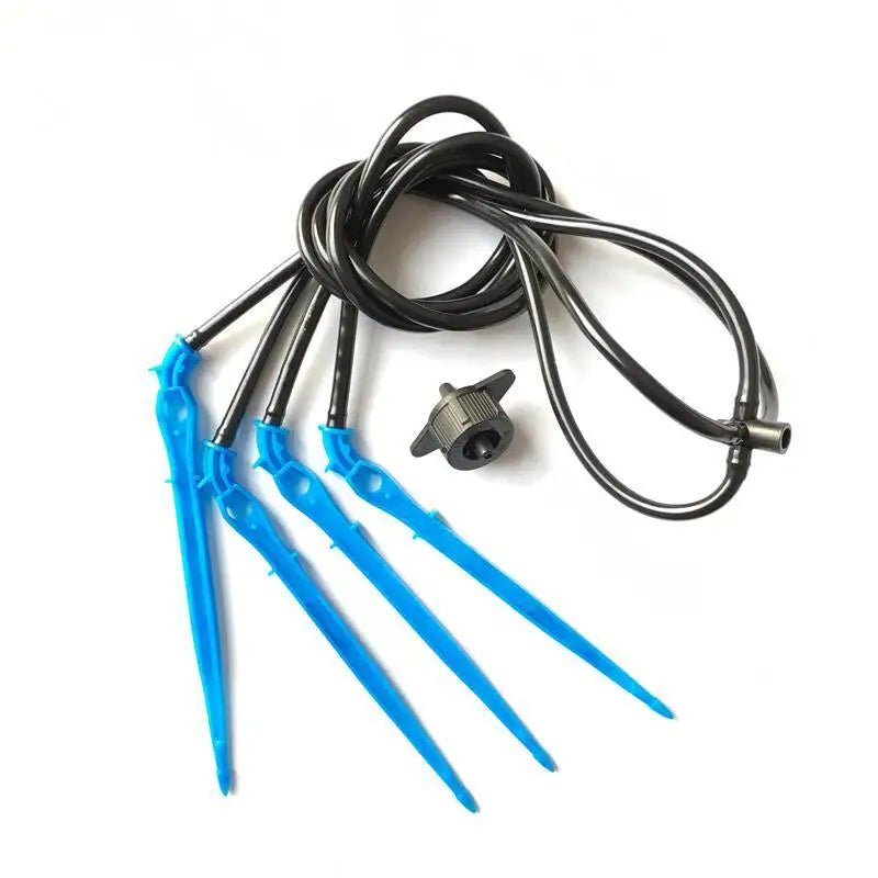 Watering Drip Irrigation 2L/4L/8L Plastic Eco-Friendly Arrow Dripper Kits Four Branches Agricultural Use