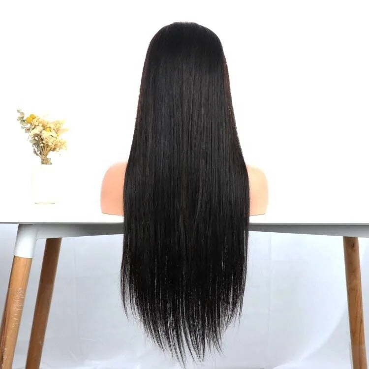 Raw Indian Hair Wigs Human Hair Glueless Full HD Lace Front Vietnamese Cuticle Aligned Hair HD Lace Frontal Wigs for Black Women