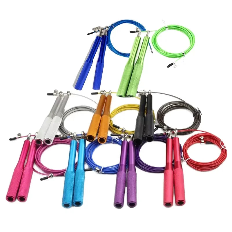 Adjustable Stainless Steel Wire Aluminum Speed Jump Rope