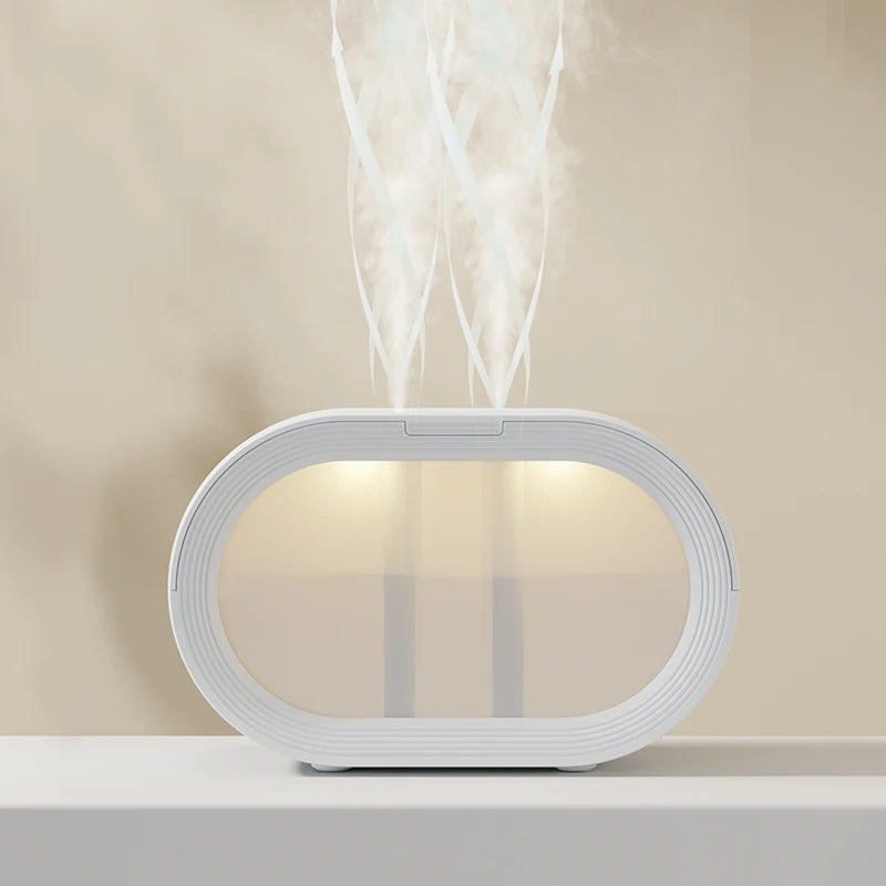 Korea Simple Design 500ML Double Spray Ultrasonic Mini Air Humidifier H2O Portable Humidifier for Home