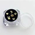 Dollar Sign Star Moon Heart Diamond Butterfly Shape Alloy Tooth Decoration Wholesale 18k Gold Plated Dental Material Teeth Gem