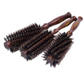 Wooden Round Hair Brush for Blow Dry Styling Detangling with Natural Bristles | OEM Wholesale MegaBDM