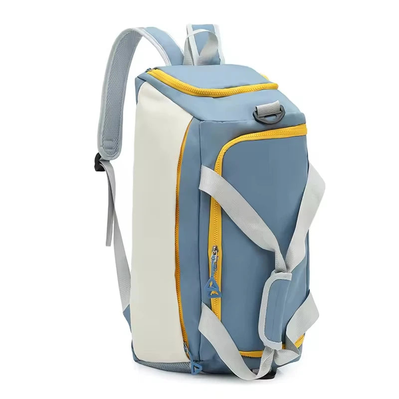Large Capacity Waterproof Sports Gym Bag Crossbody Shoulder Bag with Nylon Lining Travel and Storage Luggage Organizers