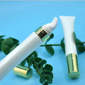 Luxury Cosmetic Packaging Plastic Pump Serum Bottle  Pink Small Size 15ml Eye Care Syringe Bottle Roller Ball Bottle