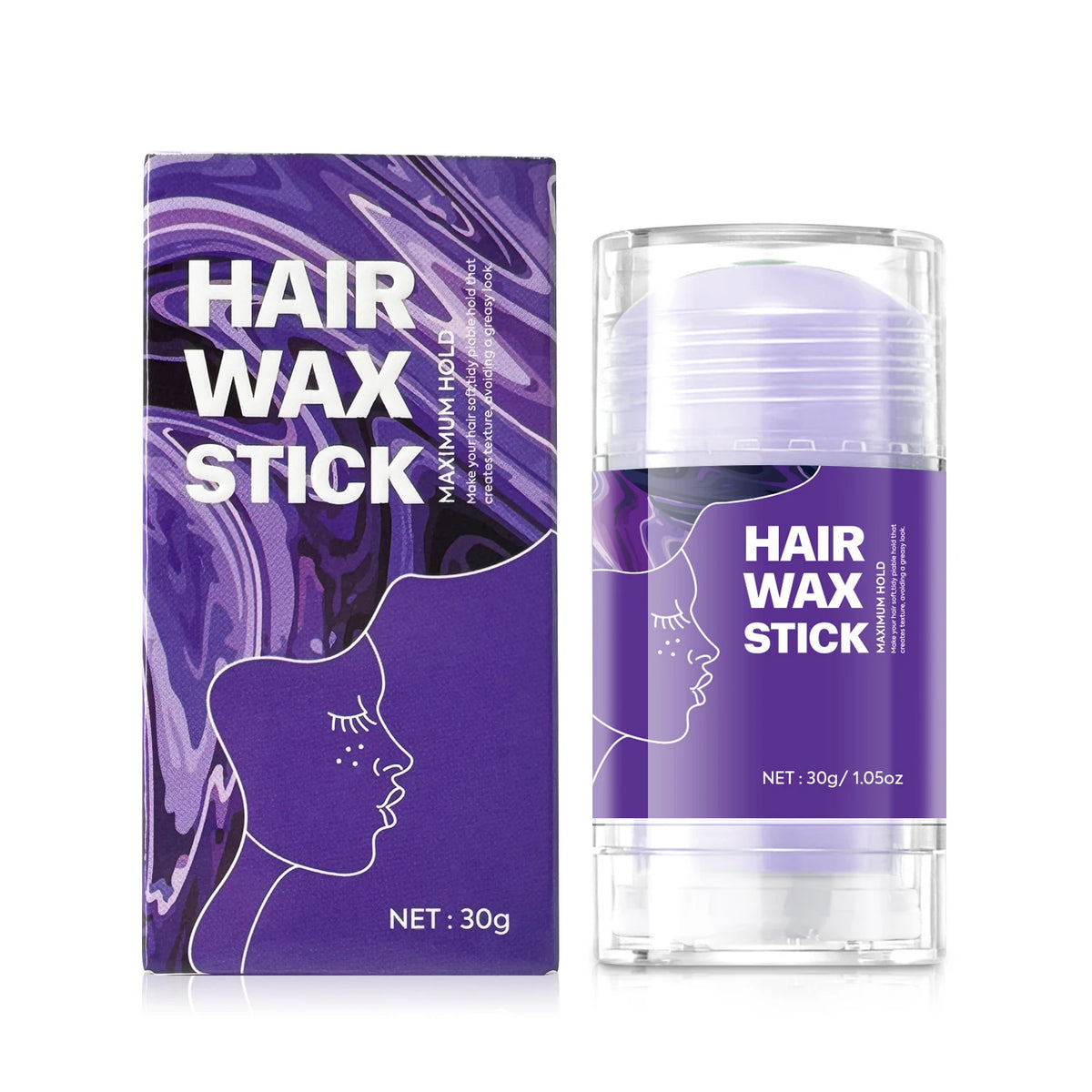 Hair Wax Stick Lasting Extreme Hold Pomade Stick Smoothing Wax Stick Private Label for Flyaways and Frizz