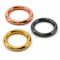 High Gloss Plated Metal O Rings All Size Round O Rings for Pet Gear and Bag Accessories Bulk Supplies Sewing Metal Custom Logo