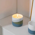 Custom Modern 13 Oz Nordic Unique Terrazzo Cylindrical Eco-Friendly Empty Votive Decorative Candle Holders Home Decoration