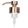 SUS 304 Stainless Steel Foaming Soap Dispenser Pump Head Replacement for Wide Mouth Bottles #45 Hotel Use BPA Free