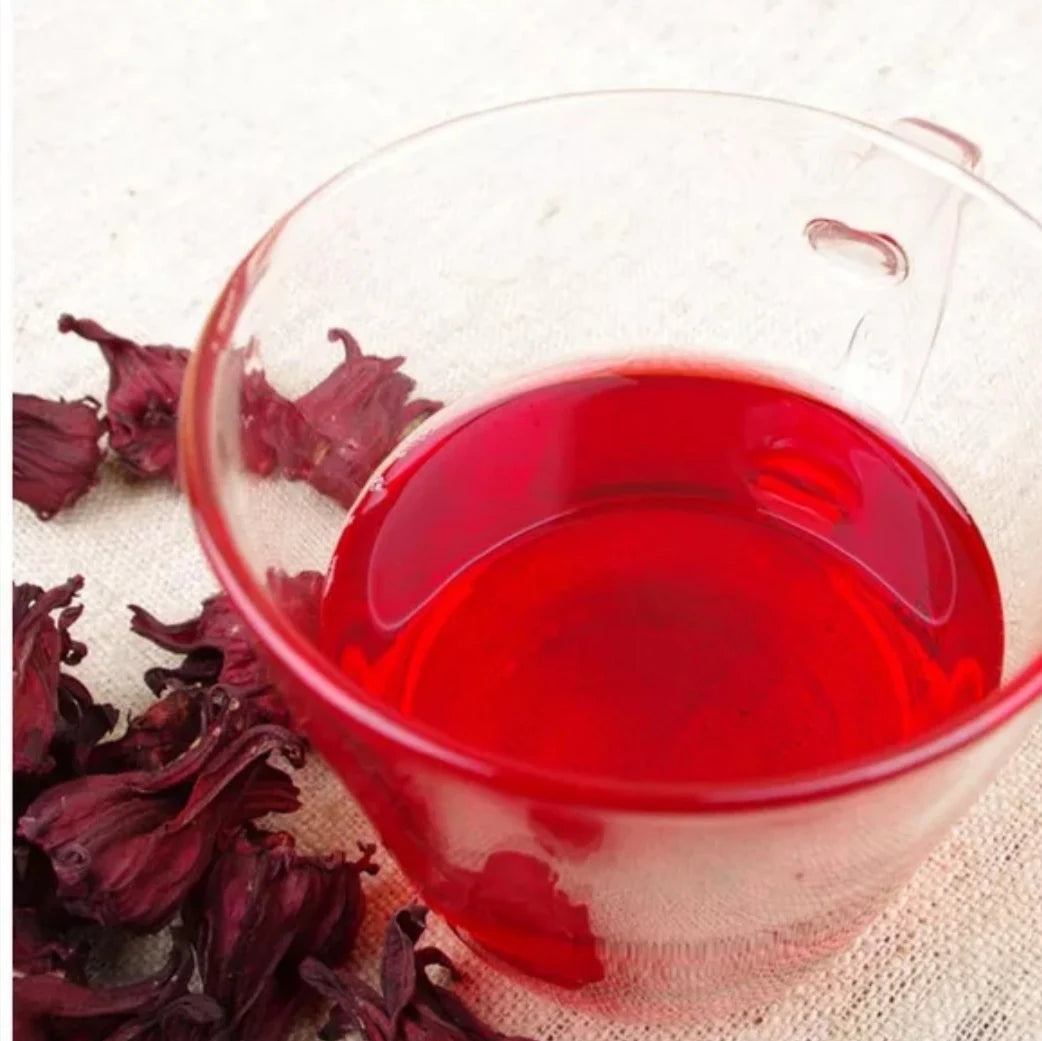 100% Pure High Quality Yunnan Natural Fresh Hibiscus Roselle Sabdariffa Flower Slimming Herbal Tea Organic