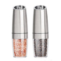 Adjustable Coarseness Eco-Friendly Stainless Steel Automatic Gravity Salt Pepper Grinder Mill Set Battery Operated Ceramic