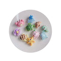 100Pcs Resin Cartoon Starfish Shell Crab  Ocean Series Flat Back Nails Art Parts Decorative Hair Bow Accessories Slime Charms