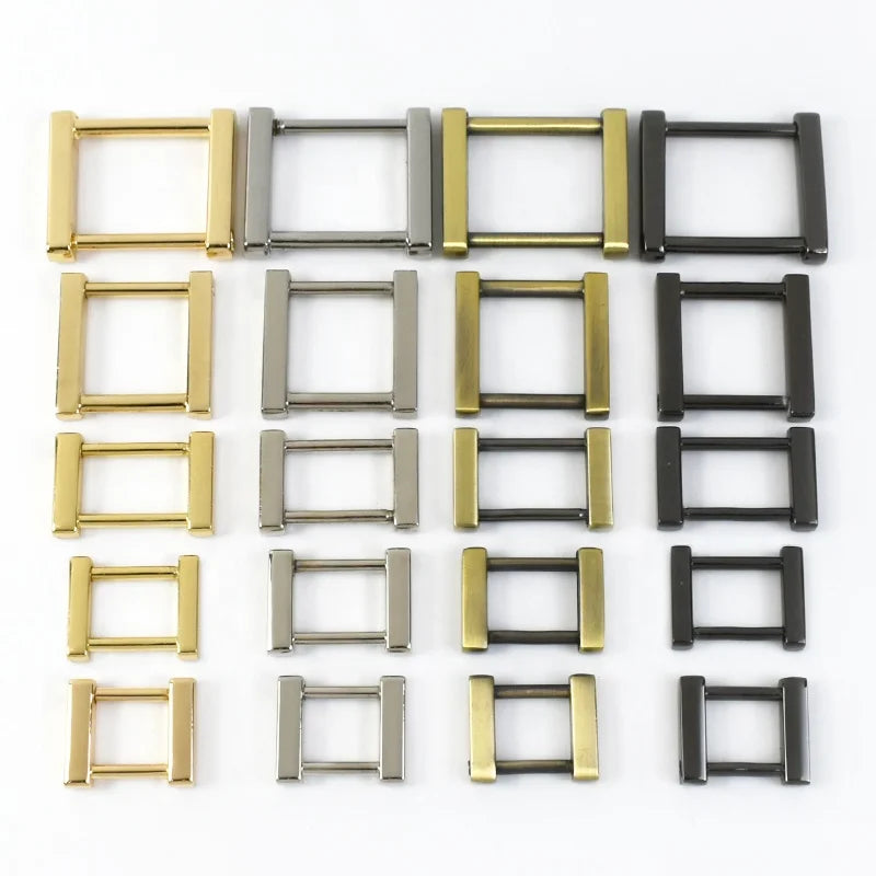 Meetee F1-22 Detachable Square Buckle Luggage Hardware Accessories Material Plate and Bag with Screw for Handbags