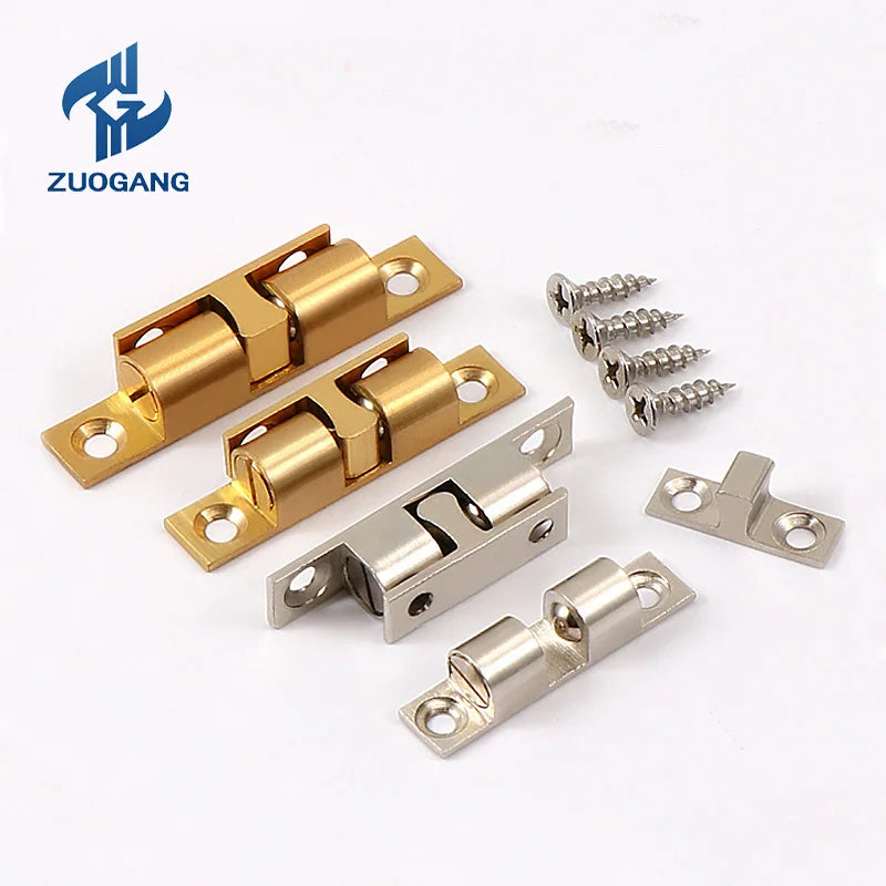 Recommended Global Supply Chain Fashion Brass Double Ball Catch Double Ball Catch Latch Cabinet Door Ball Latch Cheap
