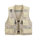 Summer Mesh Breathable Fabric Outdoor Sports Vest Multi-pockets Comfortable Fishing Waistcoat Fly Fishing Vest