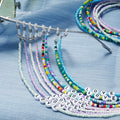 Acrylic Beaded Eyeglass Chain MaskRope Hanging Strap Eyewear Accessory Colorful Rice Beads Letter Love Sunglasses Chain Glasses