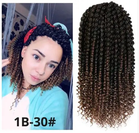 Japanese Kaneka fiber african nature yaki jumbo twist braids loops long pre looped passion twist hair braids for africa