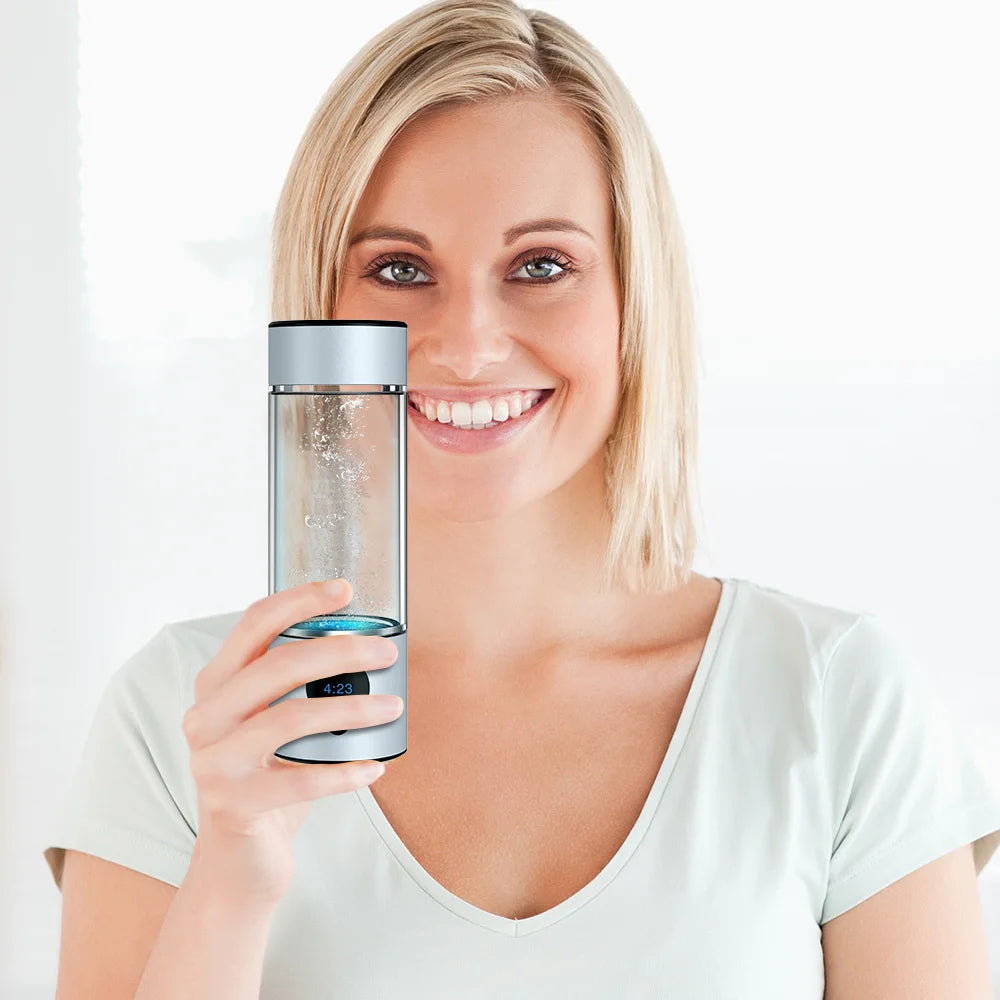 Suyzeko Wholesale New Design SPE Japanese Water Electrolysis Technology Molecular Hydrogen Water Cup for Home Use