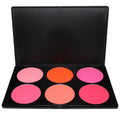 Beauty 6 in 1 Face Blush Makeup Palette Face Brightener Contour Highlighter Powder Palette Makeup