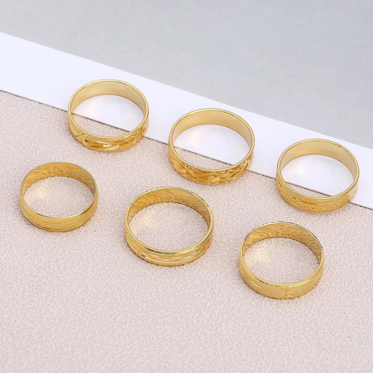 Jxx Cheap Price 24k Gold Plated Engagement Brass Engagement Rings Fashion Finger Rings for Women Wholesale