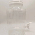 Portable Eco-Friendly Plastic Beverage Dispenser with Spigot Vehicle-Powered for Outdoor Use at Parties & Summer Events