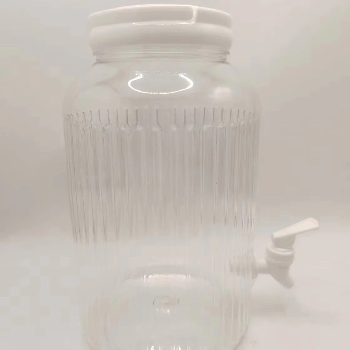 Portable Eco-Friendly Plastic Beverage Dispenser with Spigot Vehicle-Powered for Outdoor Use at Parties & Summer Events