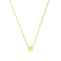 Laodun INS Style Fine Popular S925 Silver Necklace Daisy Flower Pendant Charms Sterling Silver Zircon 18K Necklace Vermeil