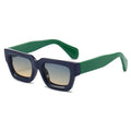 2023  Luxury  New Retro Small Rectangle Sun Glasses Men Custom Logo Glasses for Men Designer Thick Square Sunglasses Women