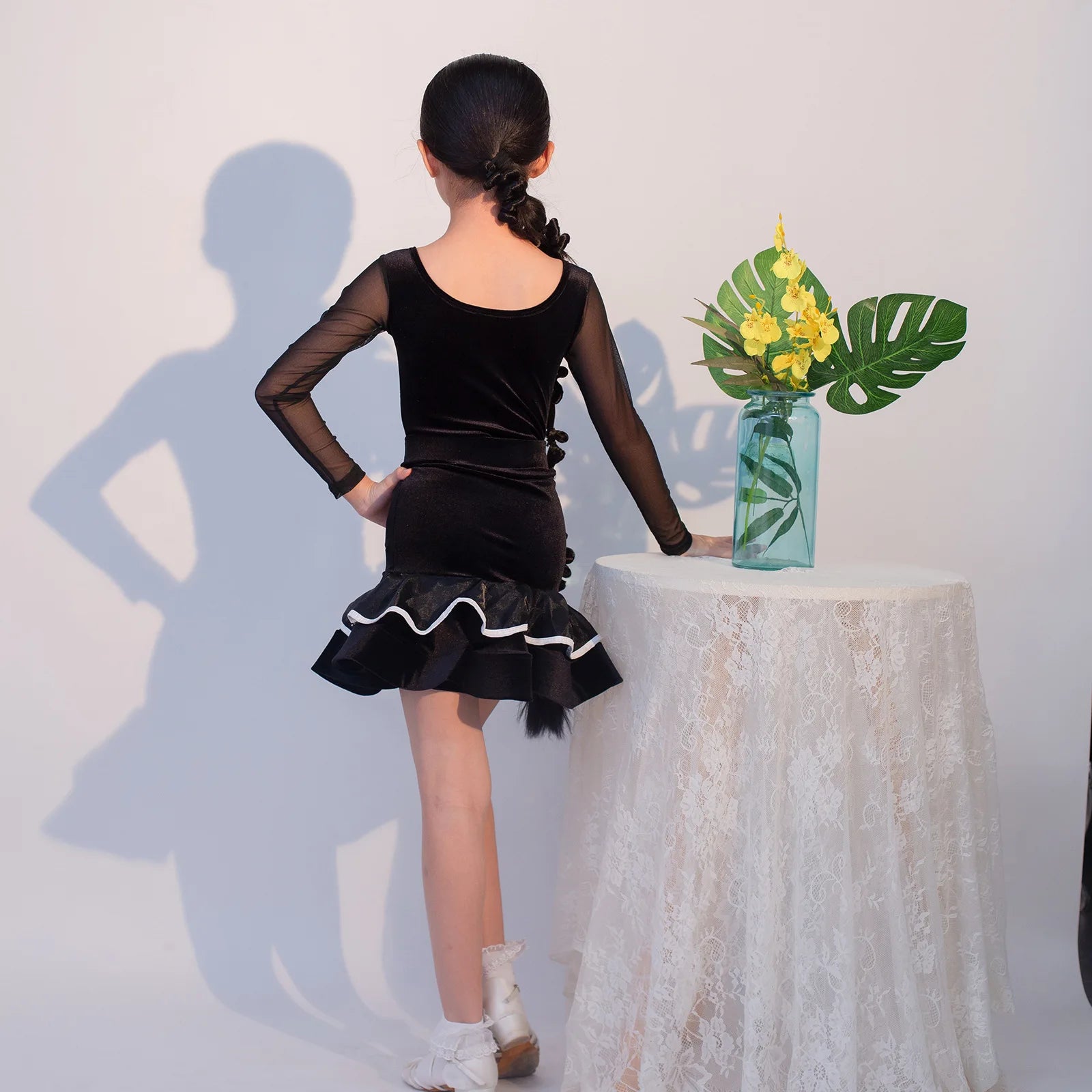 Practice Performance Clothes New Practice Summer Highgrade Children Latin Dance Skirt