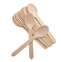 160mm Disposable Birch Wood Fork Cutlery Compostable Party Wedding Tableware Dinner Set Wholesale Gianty Brand Custom Logo
