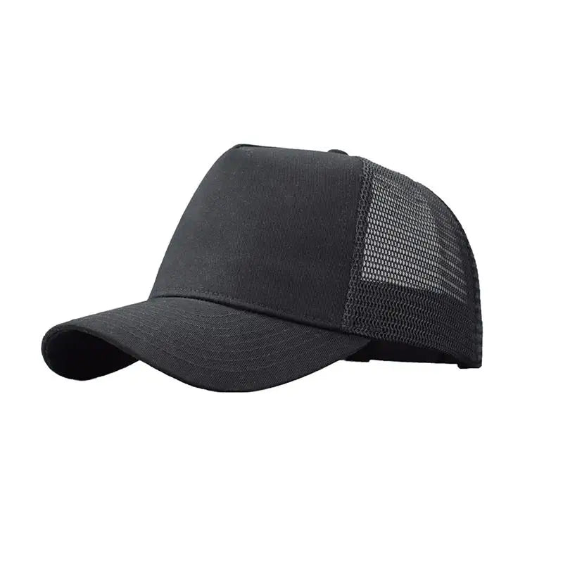 Customized Your Own Logo Free Design 5 Baseball Cap Embroidered Blank Plain Unisex Twill Fabric Custom Trucker 100% Polyester