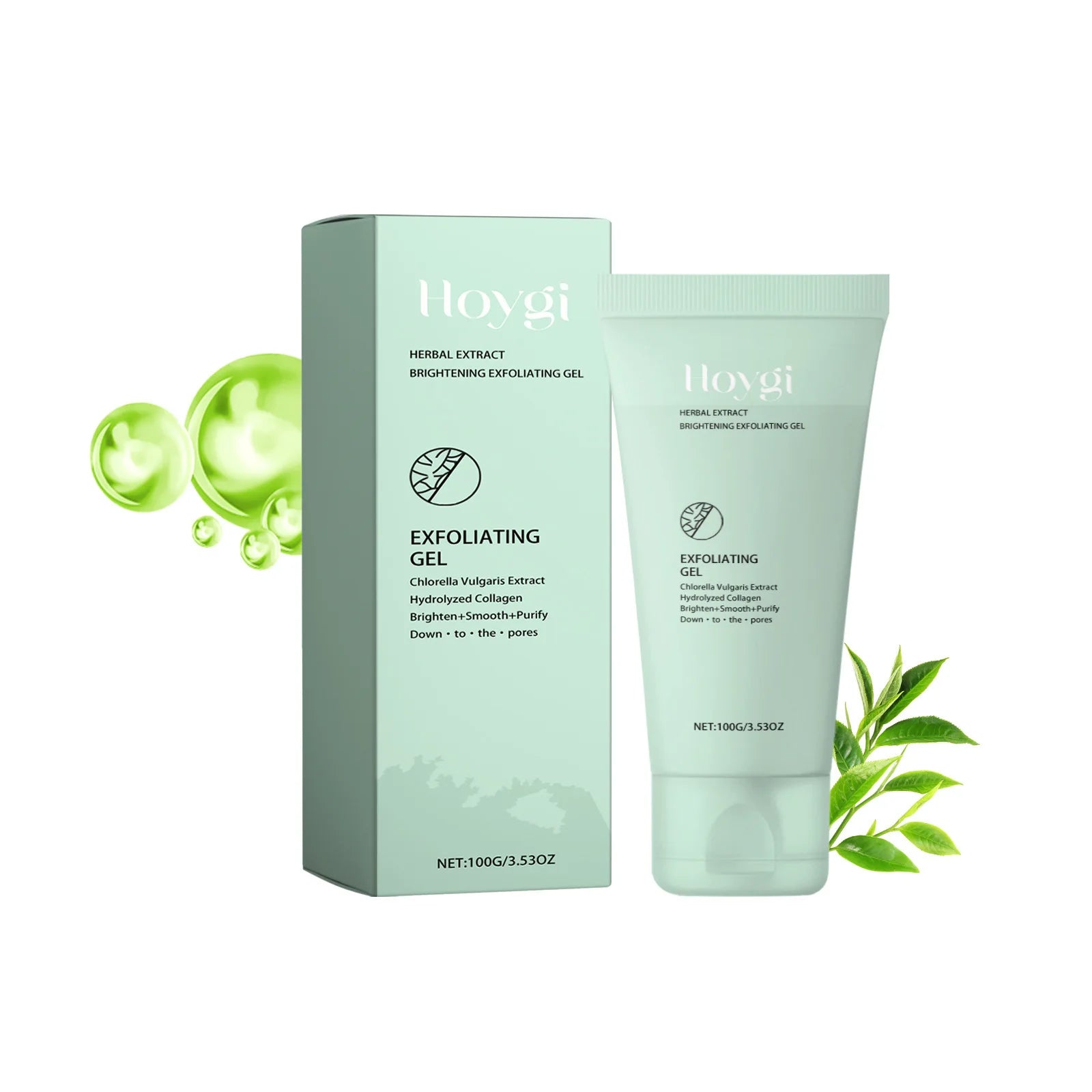 Oem Plant Cleaning Gel Gently No Irritation Hydrates Remove Makeup Cleanser Face Wash Collagen Jelly Facial Cleanser (New)