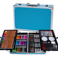 Good Quality Double Aluminum Box Kids Painting Set Primary 141PCS Students' Watercolor Stroke Tool Gift Box
