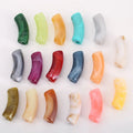 11 * 35mm Acrylic Double Color Elbow Beads Diy Bracelet Accessories Colorful Special-shaped  Jade Beads