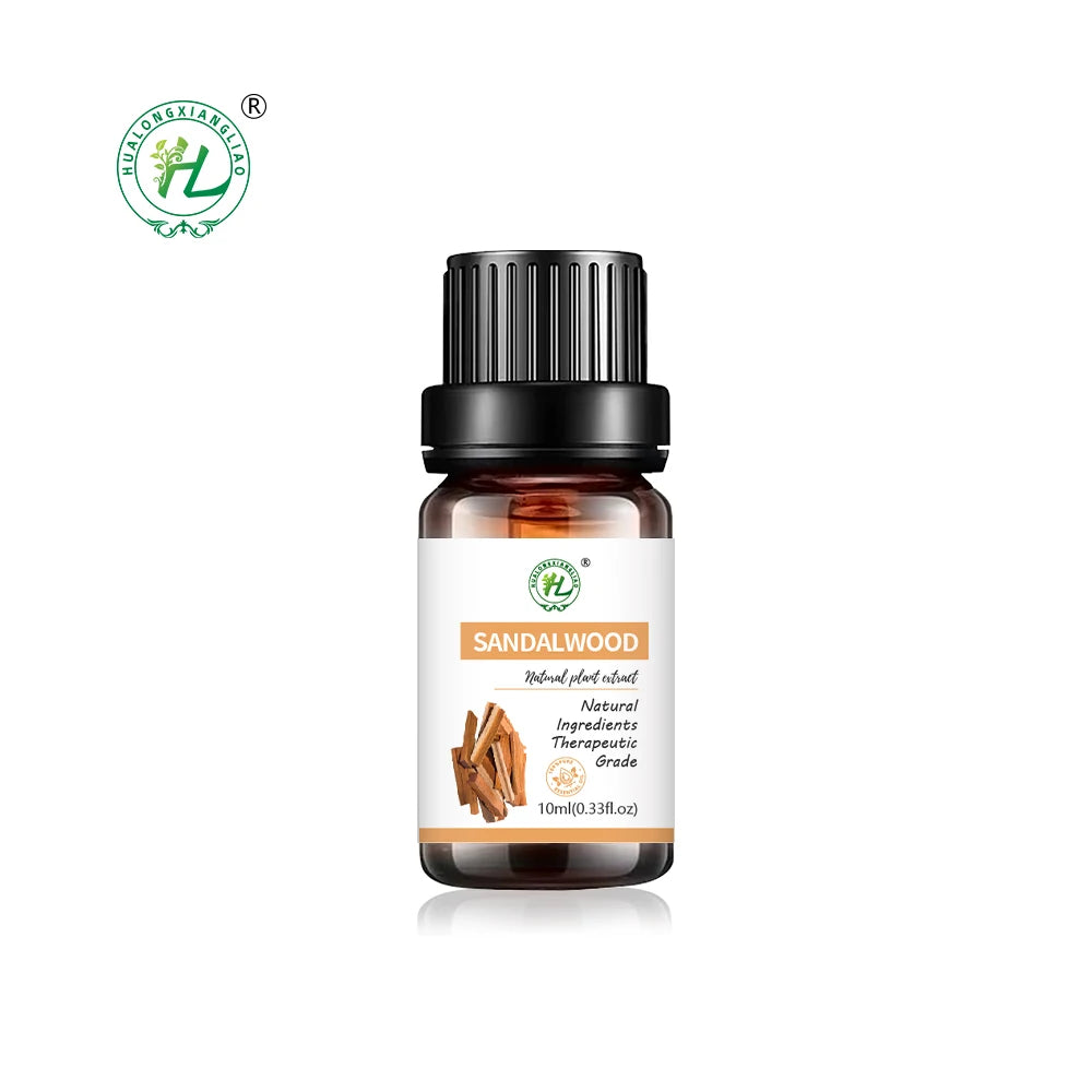 India Sandalwood Essential Oil - 100% Pure Natural Sandal Wood Essential Oil Fragrance for Perfume Skin | Supplier 10mL