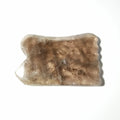Huiying Natural Handheld Smoky Quartz Beauty Jade Facial Massage Spiky Concave Face Gua Sha