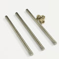 4*77 Cast Iron Frame Support Bar-Durable Rust Resistant Silver Plain Finish Professional Grade Hardware