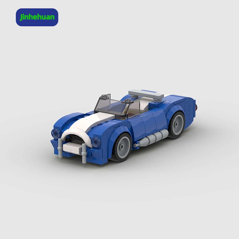Building Blocks Car Moc Model Display Sets Kit Diy Mini Small Brick Toys for Adults Kids Creative New Gift Children Sports Cars