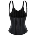 25 Steel Bones Latex Waist Trainer Plus Size Cincher Shaper Adjustable Shoulder Strap Underbust Corset Vest for Body Shaping