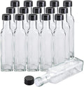 200ml 250ml Square Shape Glass Bottles for Hot Sauce Cooking Olive Palm Oil Syrup Coconut Flower Vinegar Leak Proof Screw Jelly