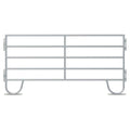 10 ft Portable Heavy Duty Heat Treated Galvanized Steel Round Pen Livestock Farm Horse Yard Fence Panels Powder Coated