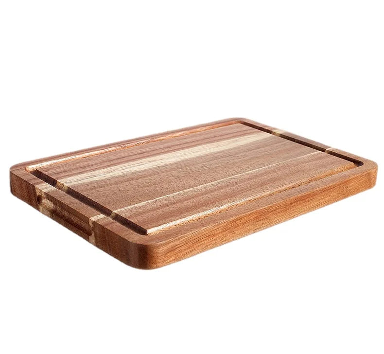 Kitchen  Rectangle Acacia Wood Board Cutting Meat Wood Fiber Cutting Board Bulk Cutting Boards with groove