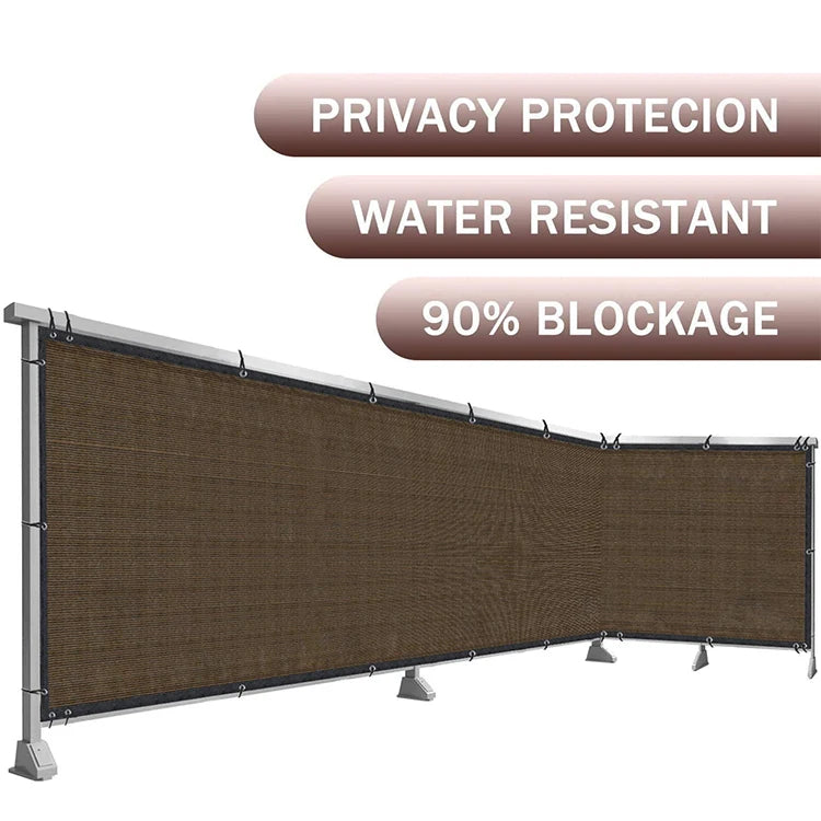 Windbreak Woven HDPE Plastic Privacy Window Screen Fence with Garden Shading
