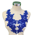 Wholesale Best Quality Rhinestone Appliqued Handmade Patches