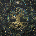 New Design Tree of Life Linen Tarot Cloths  Foldable Multi Patterns Tarot Card Tablecloth