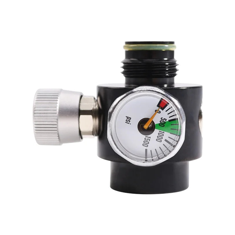 Adjustable Air Pressure Regulator for Paintball G1/2 Thread 0-1500psi Range Cylinder Tank Accessory