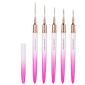 New Design Wholesale Nail Art Brushes New Nail Art Liner Brush with Lower Price on Sale Nail Art Brush Set